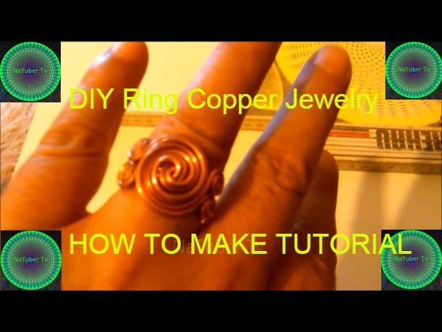 DIY Ring Copper Jewelry - HOW TO MAKE #2