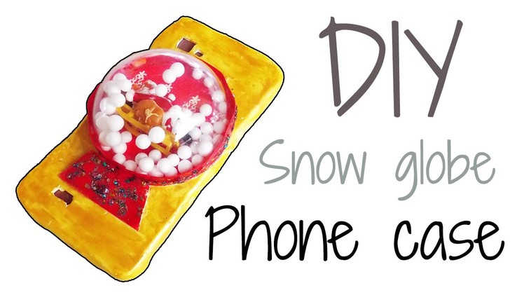 DIY Snow Globe iPhone Case!