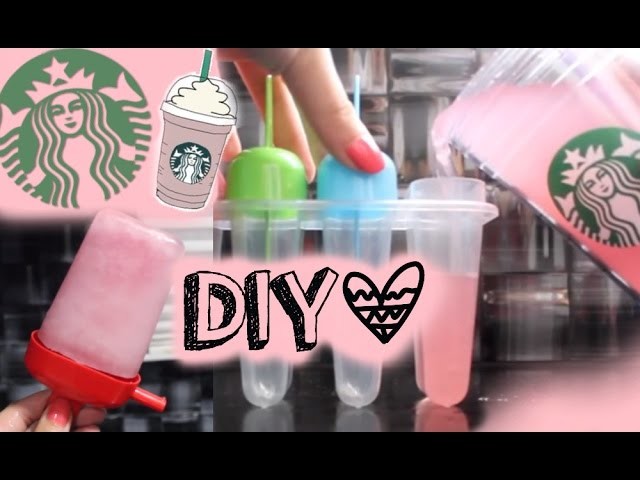 DIY: Starbucks Ice-Pops!!