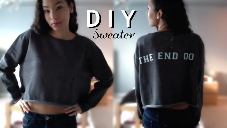 DIY  Sweater Upcycle