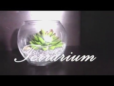 DIY Terrarium & Urban Outfitters Wall Decor