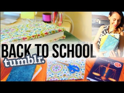 DIY Tumblr Inspired School Hacks (Book Covers) | itsLyndsayRae