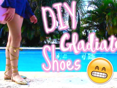 Gladiators Shoes DIY