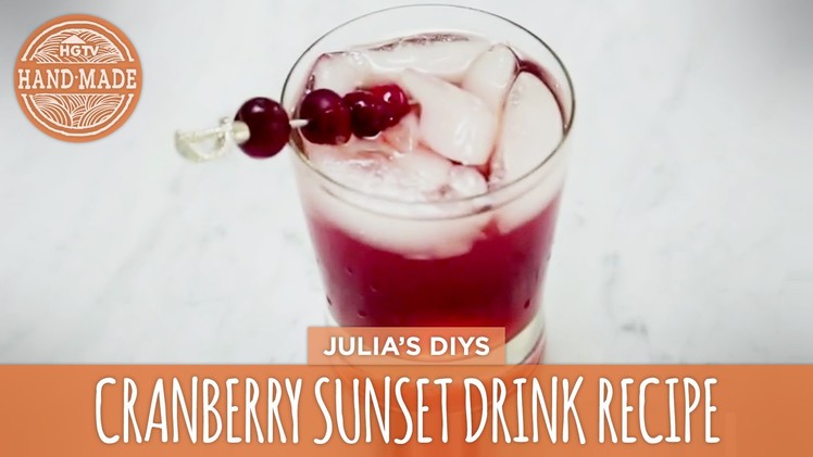 HGTV Cranberry Sunset Drink Recipe - HGTV Handmade