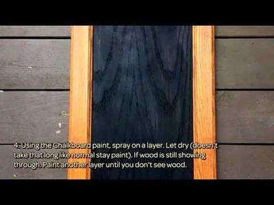 Make a Chalkboard Dinner Menu Sign - DIY Home - Guidecentral