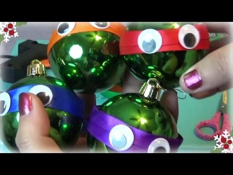 Quick & Easy DIY Teenage Mutant Ninja Turtles Christmas Ornament