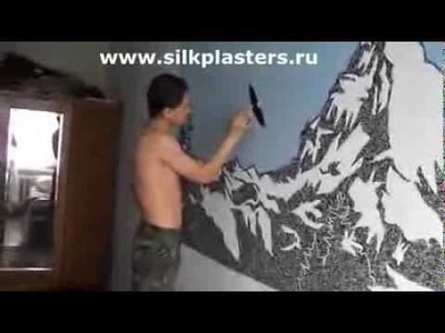 SILK PLASTER - liquid wallpaper(DIY)