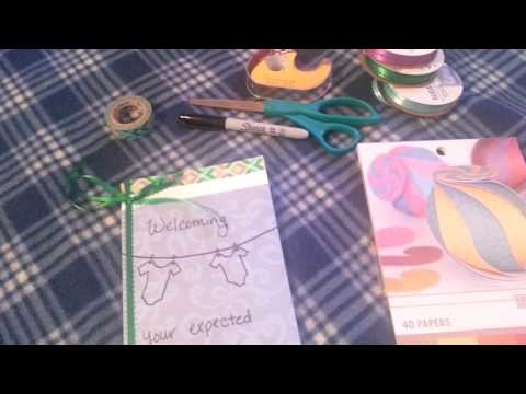 DIY Baby Shower Card