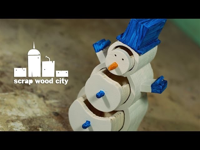 DIY bandsaw snowman box