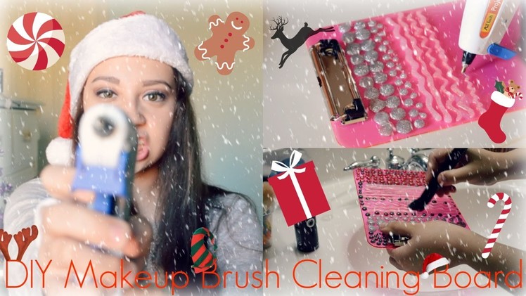 DIY Christmas | Makeup Brush Cleaning Board |