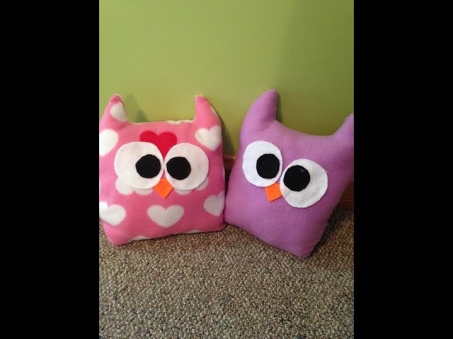 DIY: Cute Owl Pillows