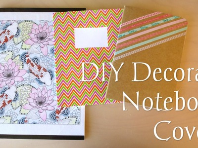 DIY Decorate Notebook Covers - Back To School