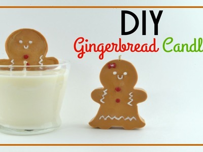 DIY Gingerbread Candle (Cheap & Easy Gift Idea)!