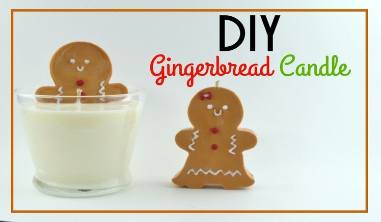 DIY Gingerbread Candle (Cheap & Easy Gift Idea)!