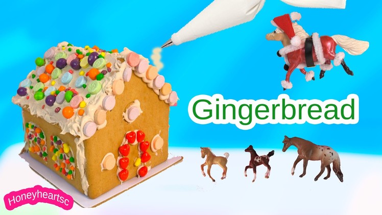 DIY Gingerbread House with Candy & Frosting Do It Yourself Christmas Holiday Video