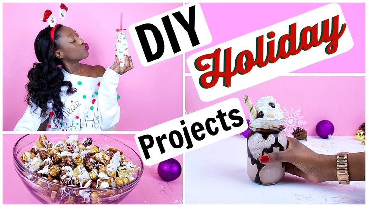 DIY Holiday Projects! Light Up Ugly Christmas Sweater, Drinks & Treats! | Tashalala