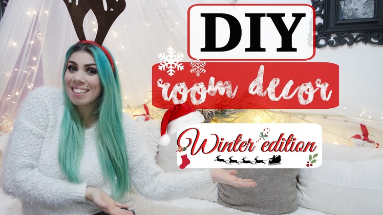 DIY Holiday Room Decor ❅ Winter.Christmas Edition