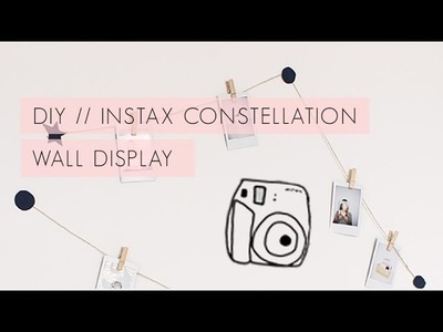 Diy. instax constellation display