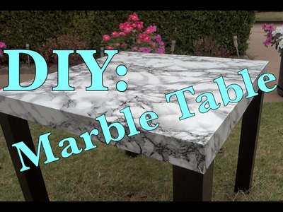 DIY Marble Table!