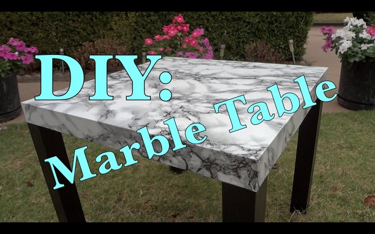DIY Marble Table!