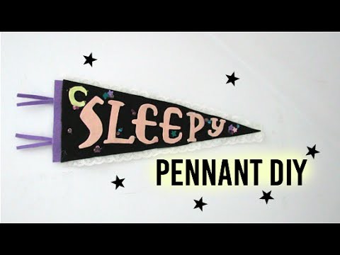 DIY Pennant♡(no sew) | thetwinsofhearts