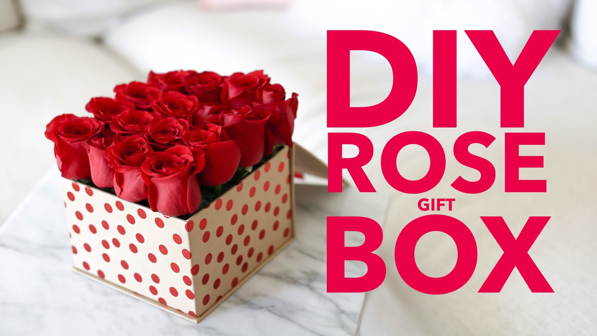 DIY ROSE GIFT BOX