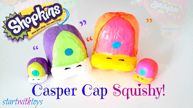 DIY Shopkins Squishy - Casper Cap