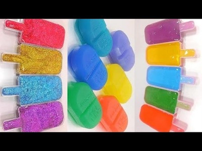 DIY Using Color Foam with Liquid Glue Pen to make Slime Glitter Ice Cream