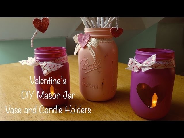 DIY | Valentine Mason Jars :: Gifts and Decor