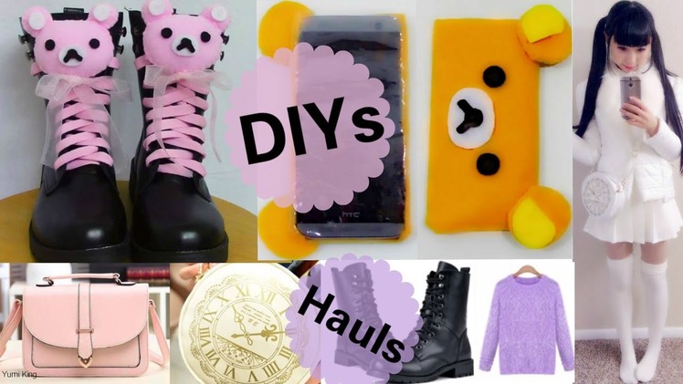 Fun Accessories DIYs: DIY Rilakkuma Lace Up Shoes+DIY Rilakkuma Easy Phone Case+Cheap Haul