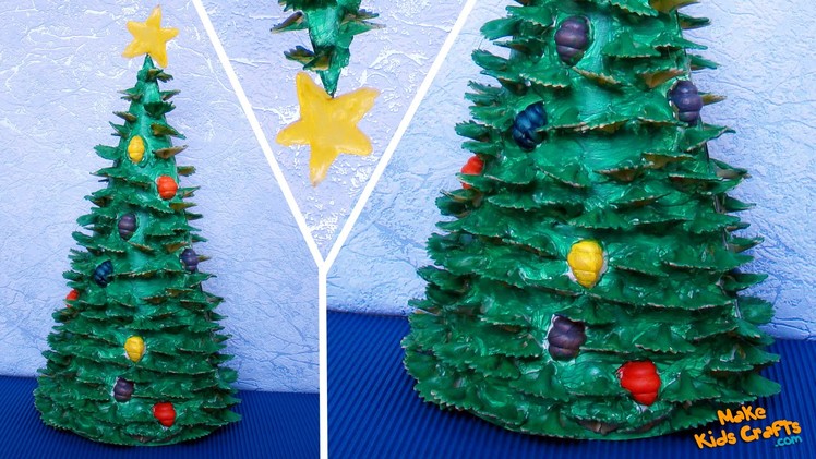 How to make a Pasta Christmas Tree? DIY
