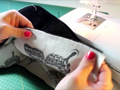 How to sew easy cushion covers  ( Swallowtail  Stampin Up)