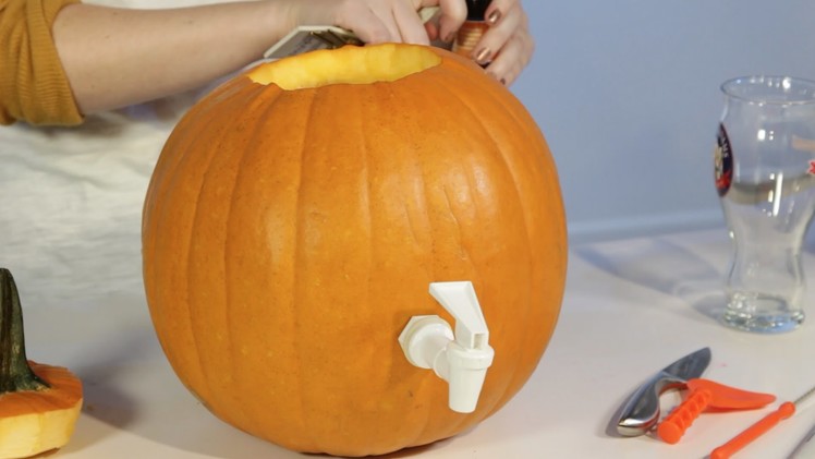 How to Turn a Pumpkin Into a Beer Keg | DIY | Mashable