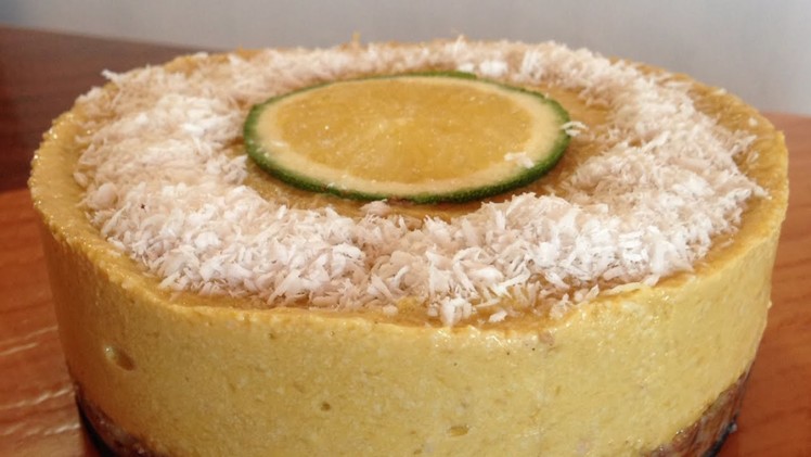 Make a Delicious Vegan Mango Cheese Cake - DIY  - Guidecentral