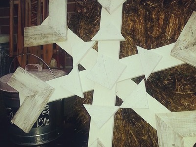 Make a Rustic Wooden Snowflake - DIY Home - Guidecentral