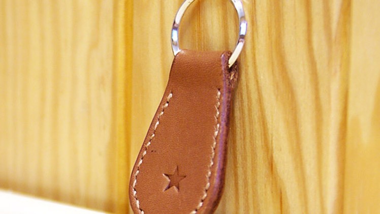 Make a Simple Leather Key Ring - DIY Style - Guidecentral
