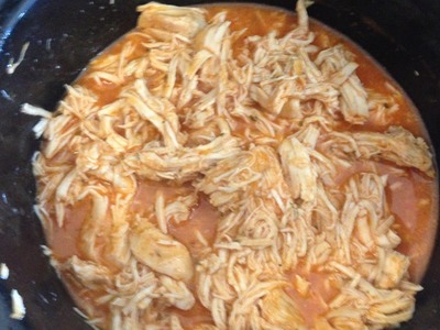 Make Easy Crock Pot Shredded Buffalo Chicken - DIY Food & Drinks - Guidecentral