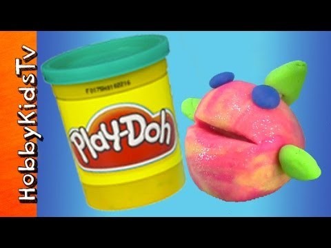 PLAY-DOH Makeables Ocean Guppy Fish - DIY, How to Make a Fish, Undersea Creature