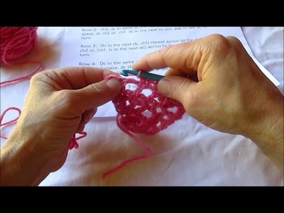 Crochet Triangle Shawl