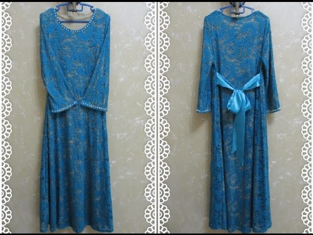 DIY : #86 How To Decorate Plain Dress (Simple Decoration) ♥