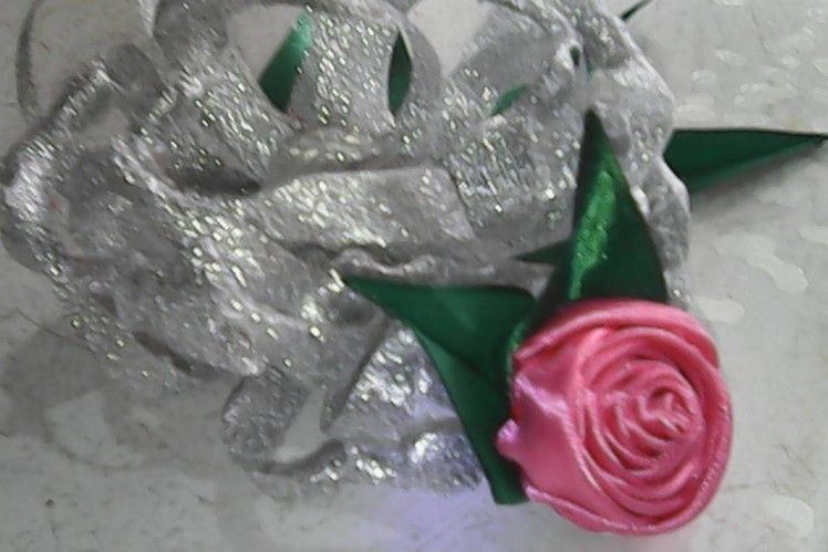 DIY-cara membuat bunga dari pita-how to make flowers from ribbon