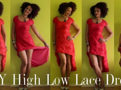 DIY High Low Lace Dress | Freestyle Sewing