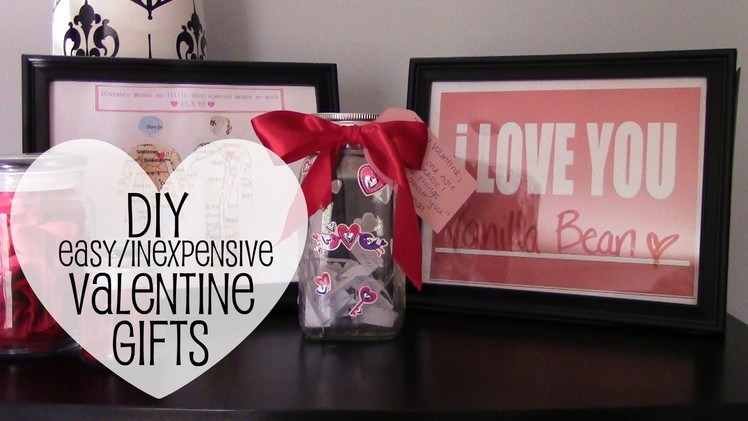 DIY Last Minute | Easy | Inexpensive Valentine's Day Gifts