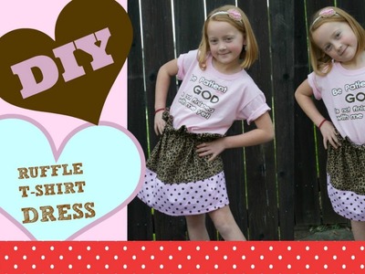 DIY Ruffled Skirt Dress - FT. Faith Baby