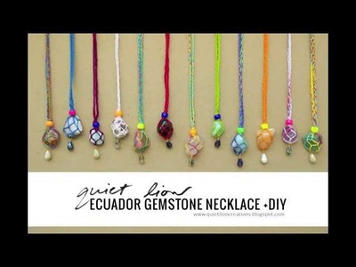 Ecuador Necklace Beaded Wrap Necklaces +DIY