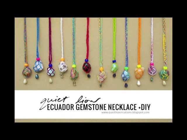 Ecuador Necklace Beaded Wrap Necklaces +DIY