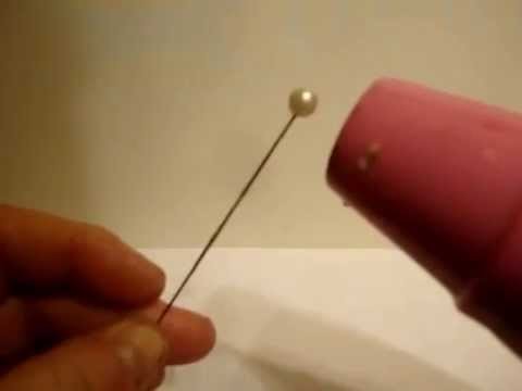 HOW TO : ADD ANY BEAD TO TOP OF ANY STICK PIN