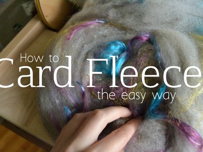 How To Card Fleece The Easy Way