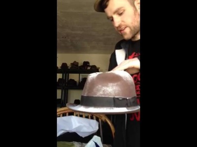 How to clean lingering smells out of felt hats fedoras etc.