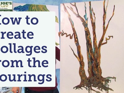 How to Create Collages from the Pourings with Debbie Arnold
